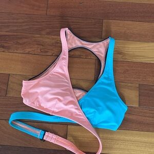 Vanilla Beach Bondage Criss cross Bikini top size large